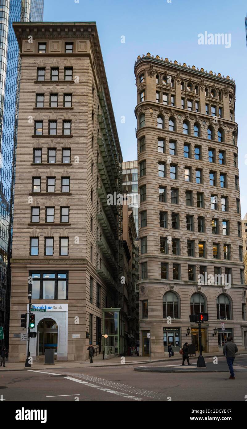 Modern buildings in the city of Boston, Massachusetts USA Stock Photo
