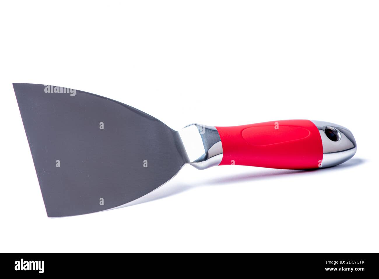 Putty knife tool closeup isolated on white background Stock Photo Alamy