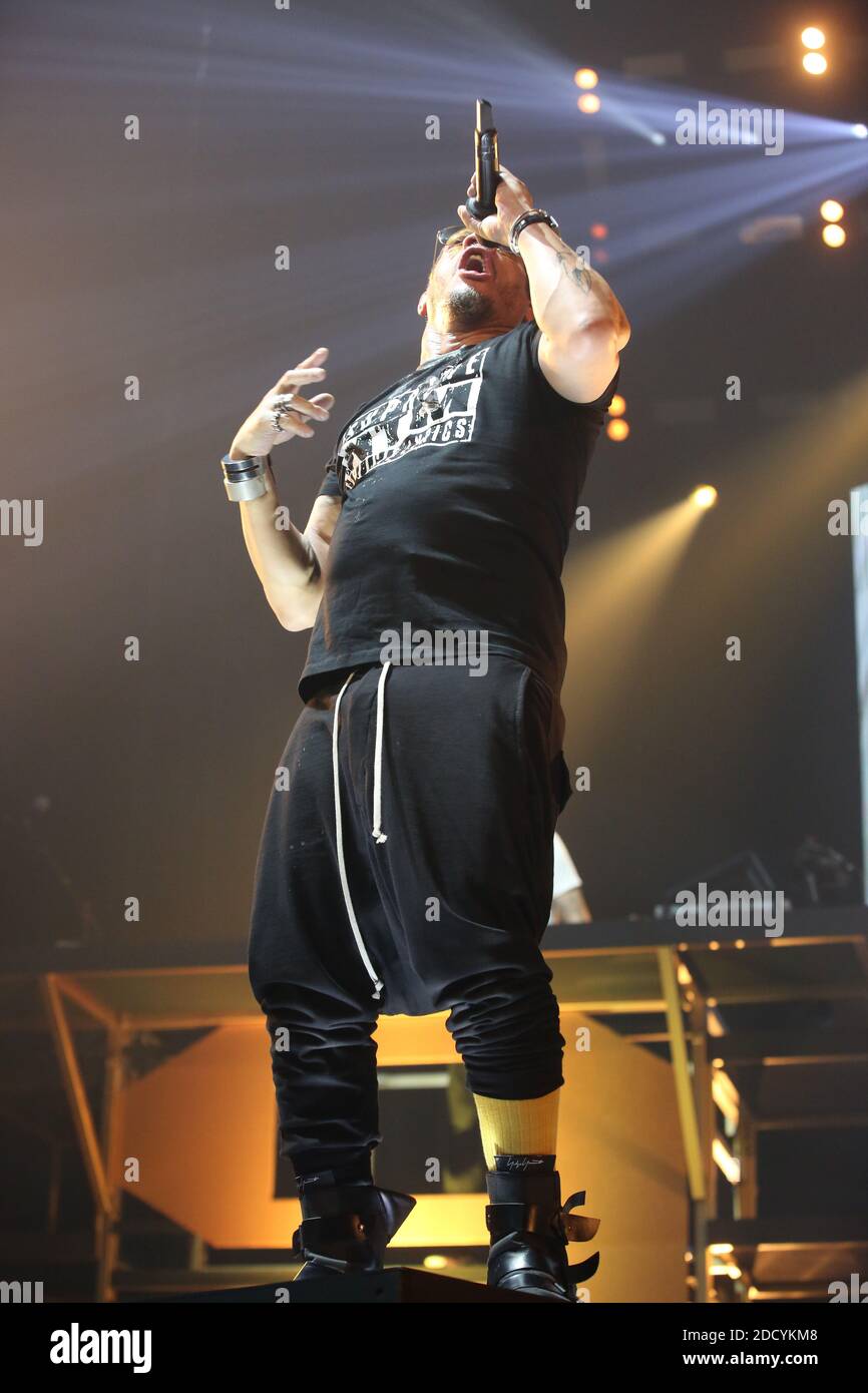 Ntm Rappers Rappers Joey Starr and Kool Shen of NTM perform at AccorHotels Arena in ...