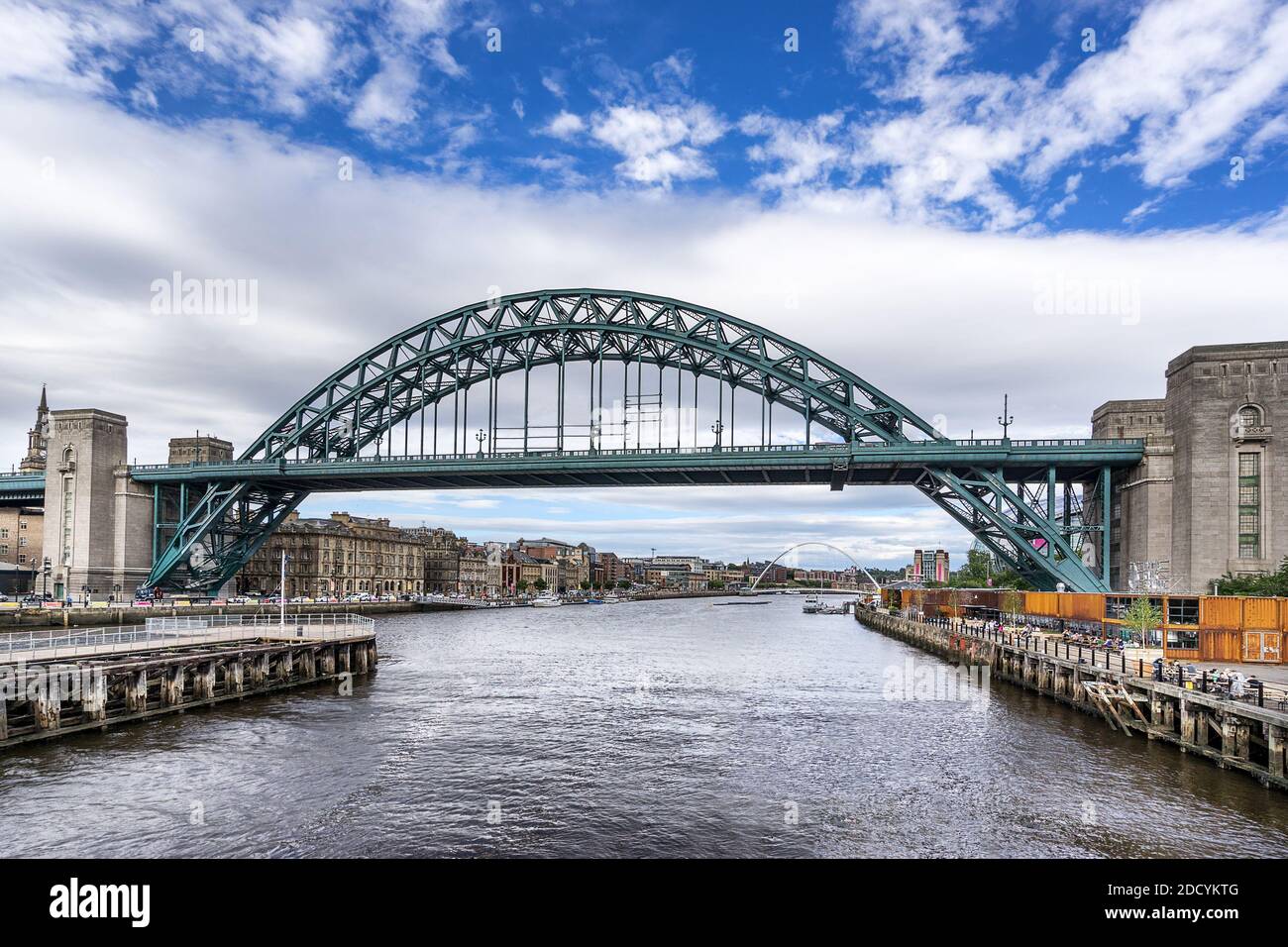 Tyne bridge in Newcastle upon Tyne Stock Photo
