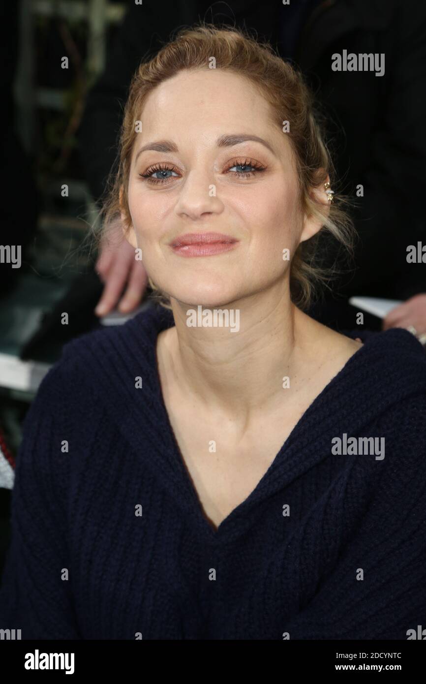 Marion Cotillard attending the Chanel Haute Couture Spring Summer 2018 ...