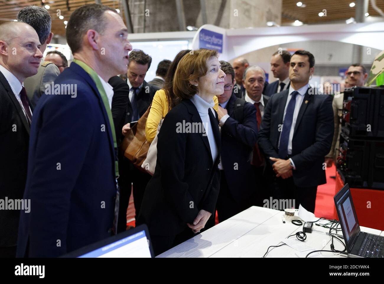 Exclusive - French Army Minister Florence Parly visits the 10th ...