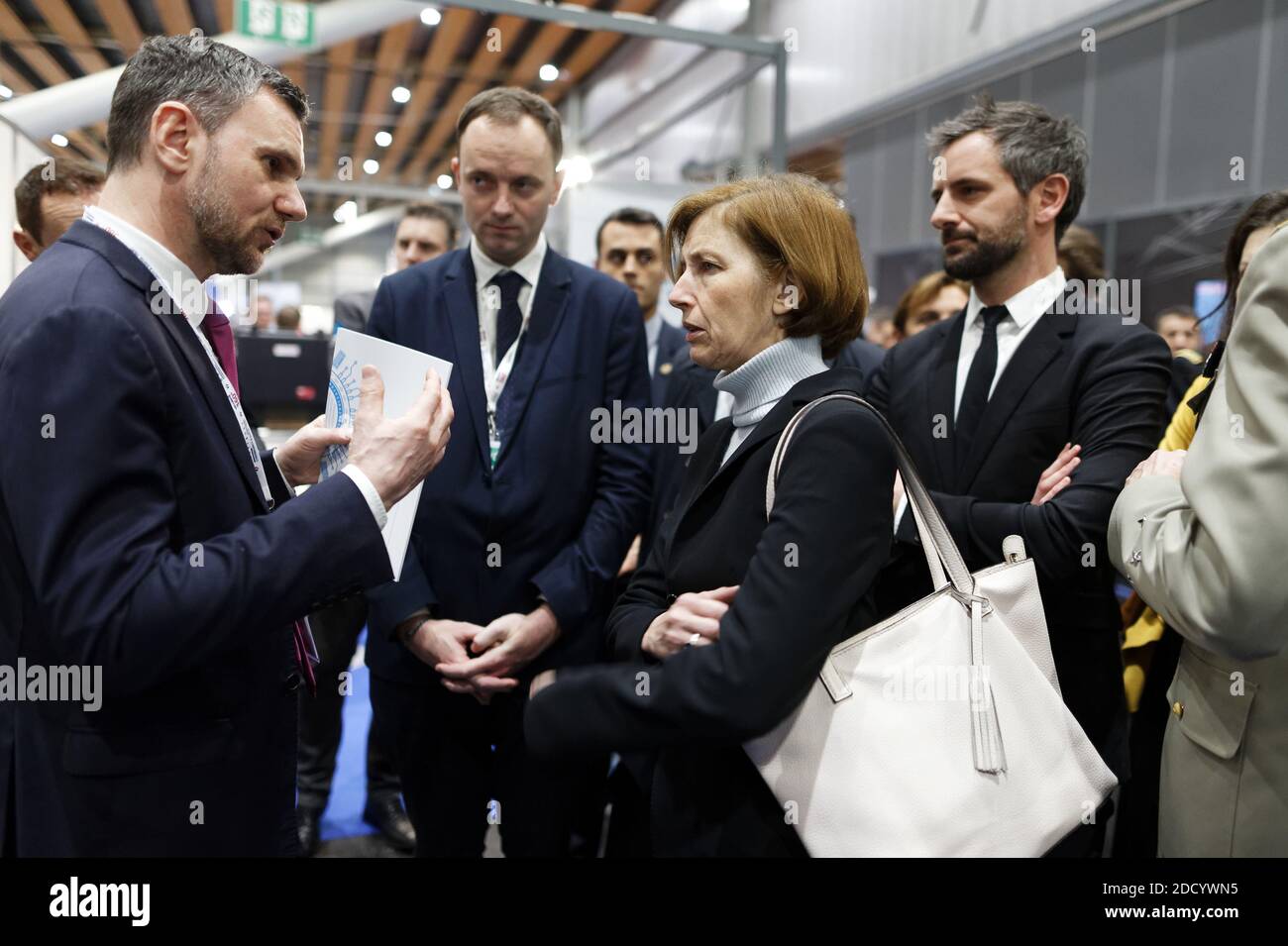 Exclusive - French Army Minister Florence Parly visits the 10th ...