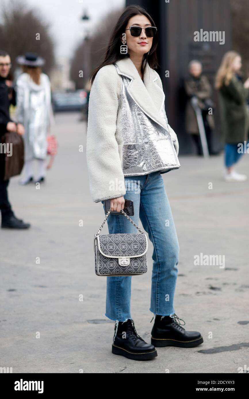 street style chanel gabrielle bag small