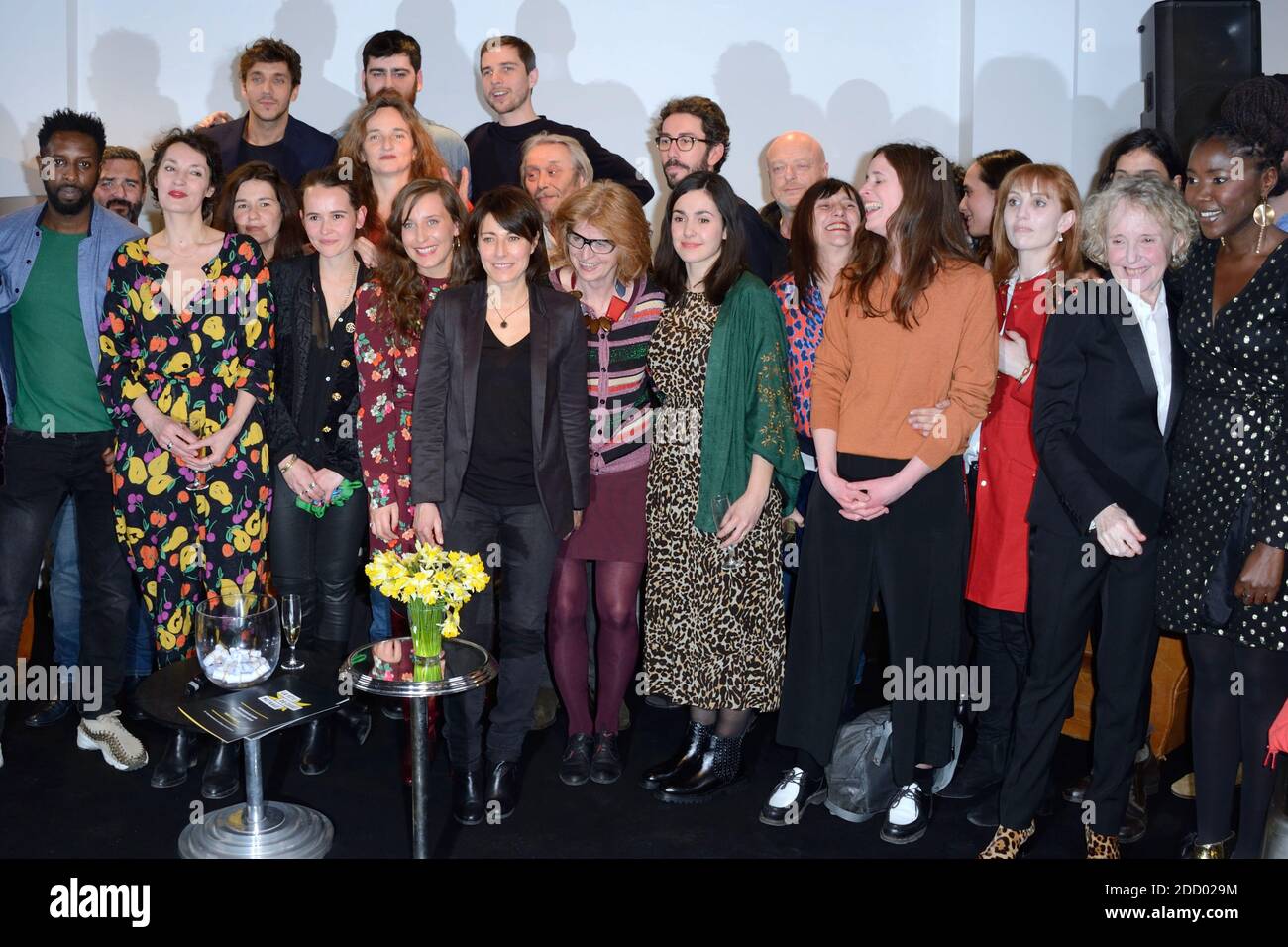 Photo de groupe des parrains, marraines et de leurs talents lors de La ...