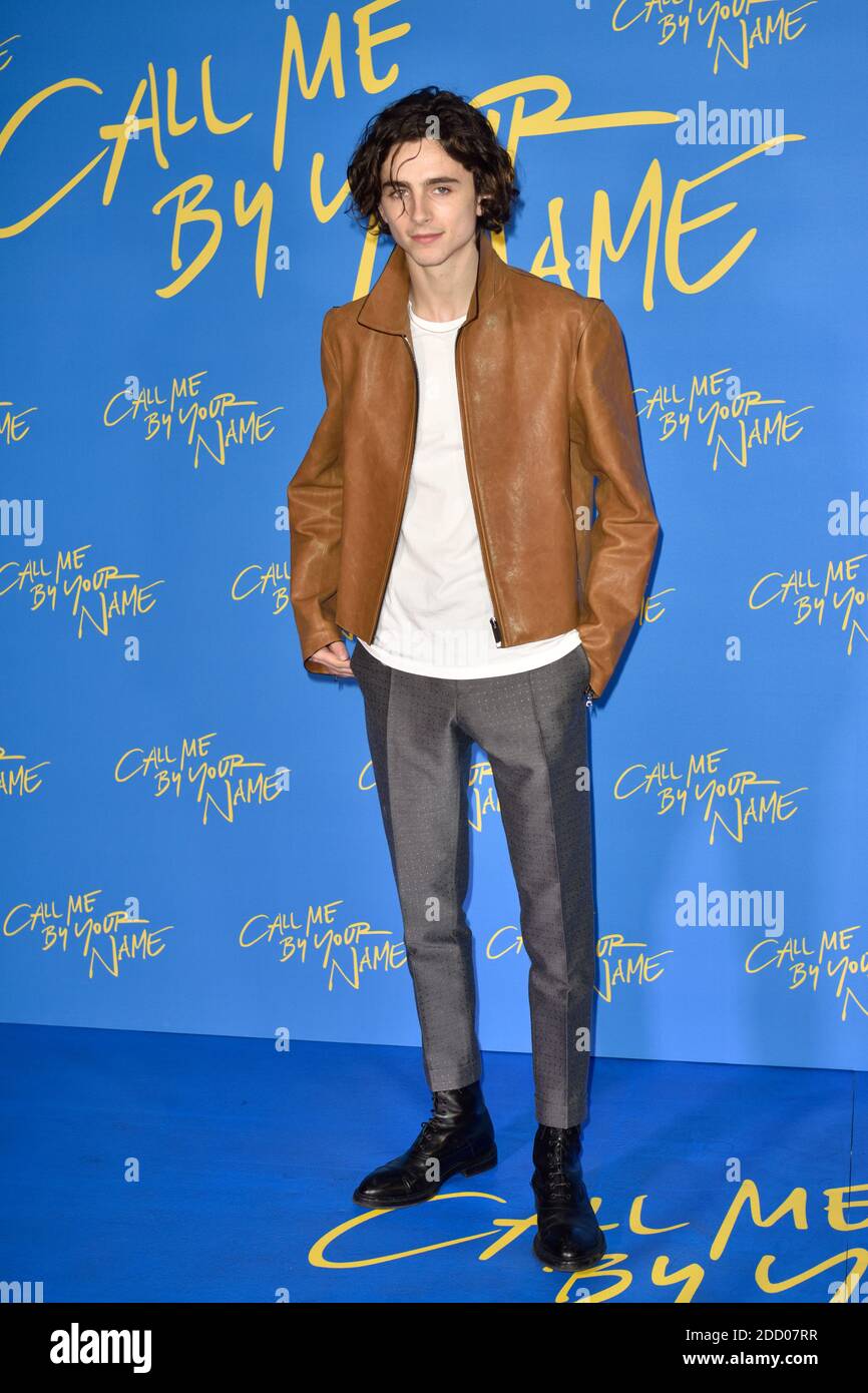 Timothee Chalamet attending the 'Call me by your name' Premiere at