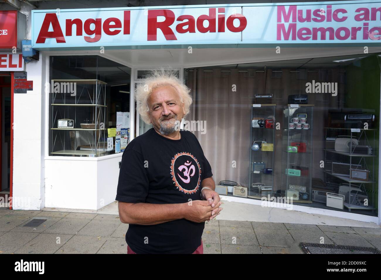 Great Britain / England / Havant /Angel Radio/Station manager Tony Smith  Stock Photo - Alamy