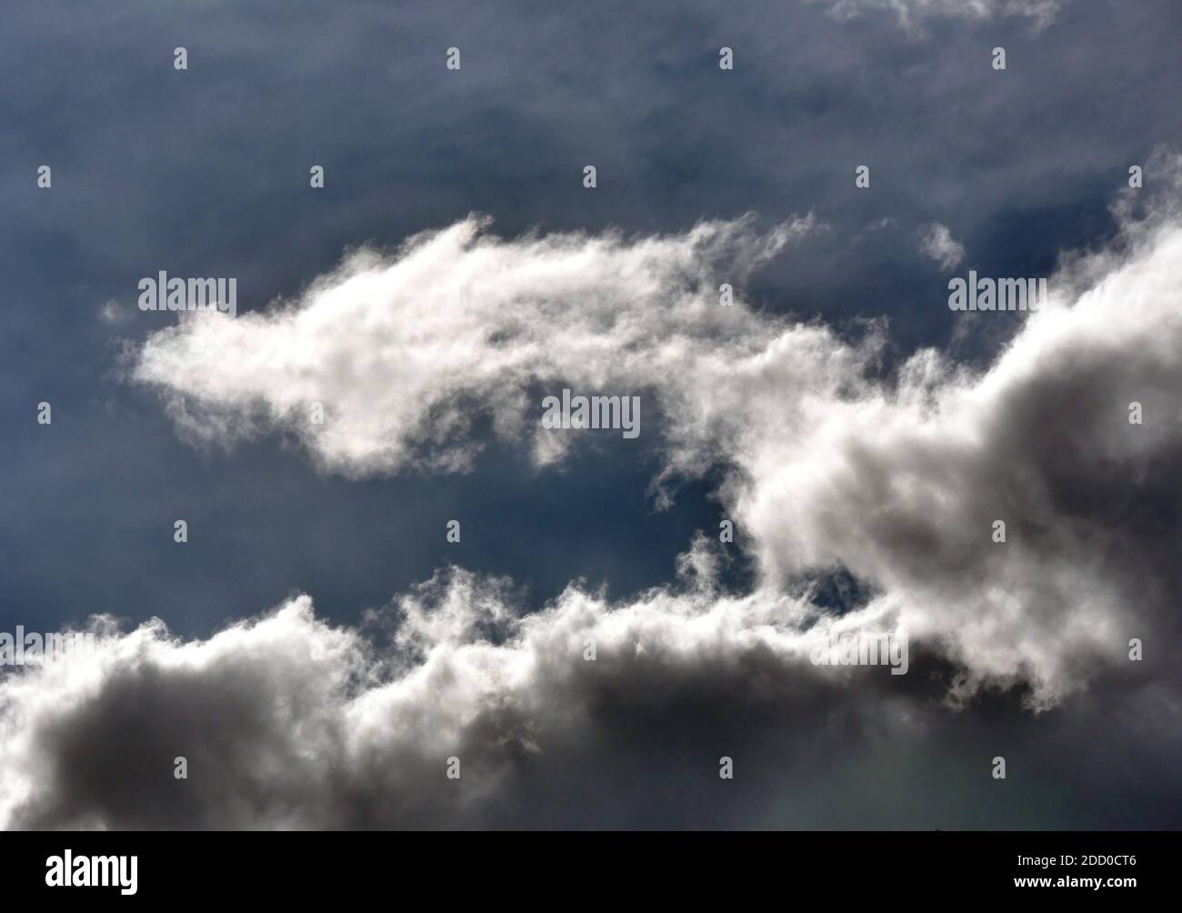 Colorful dramatic sky with dark storm clouds Stock Photo - Alamy