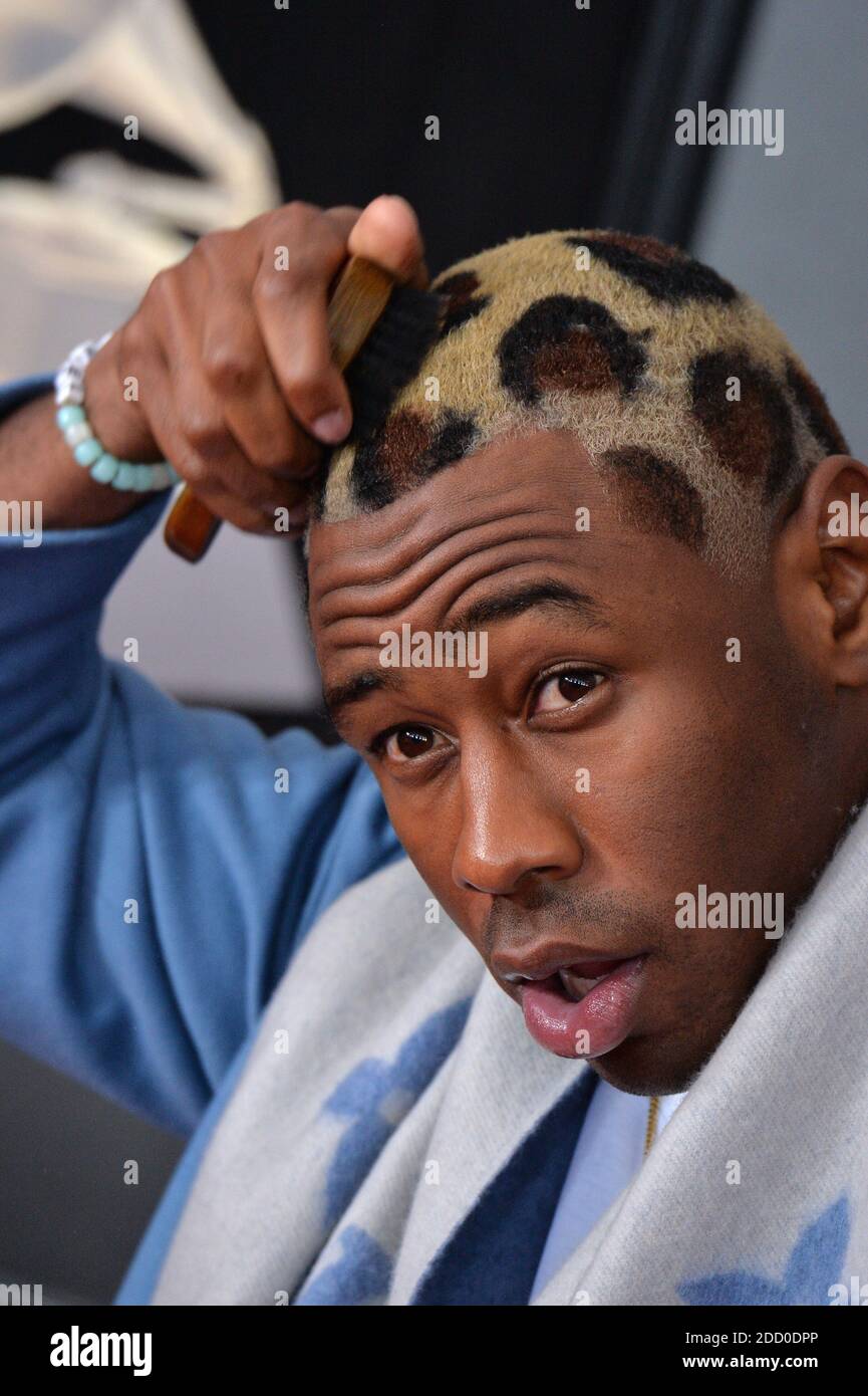 Tyler the Creator attends the 60th Annual Grammy Awards 2018 at Madison  Square Garden on January 28, 2018 in New York City Stock Photo - Alamy