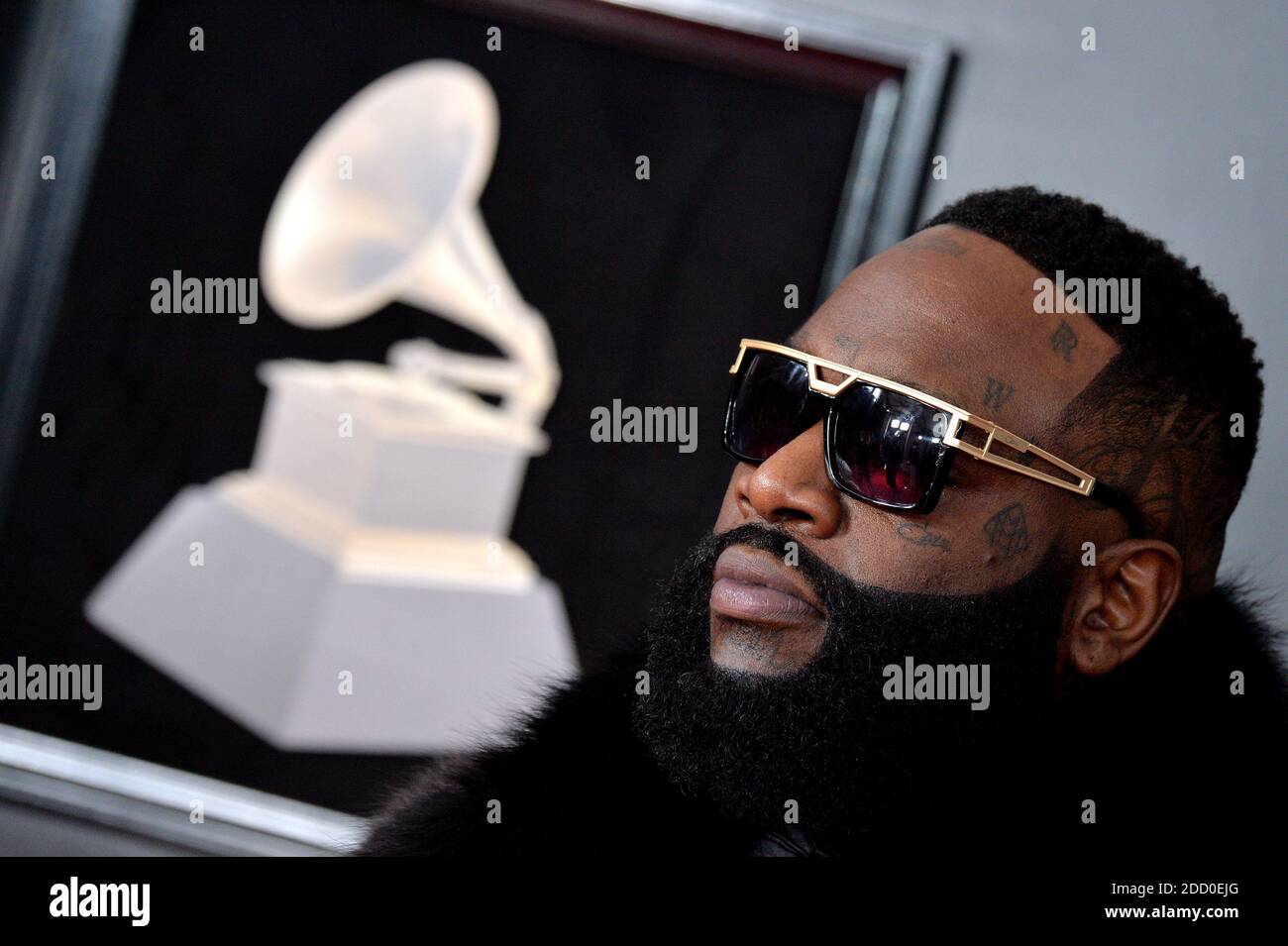 Rick Ross attends the 60th Annual GRAMMY Awards at Madison Square Garden on January 28, 2018 in New York City, NY, USA. Photo by Lionel Hahn/ABACAPRESS.COM Stock Photo