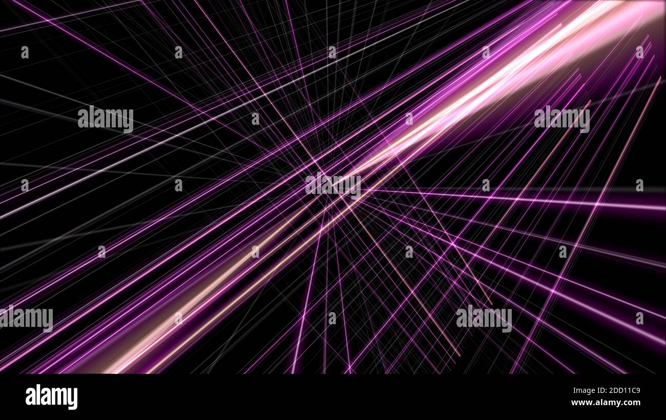 3d lines light neon background abstract render illustration Stock Photo ...