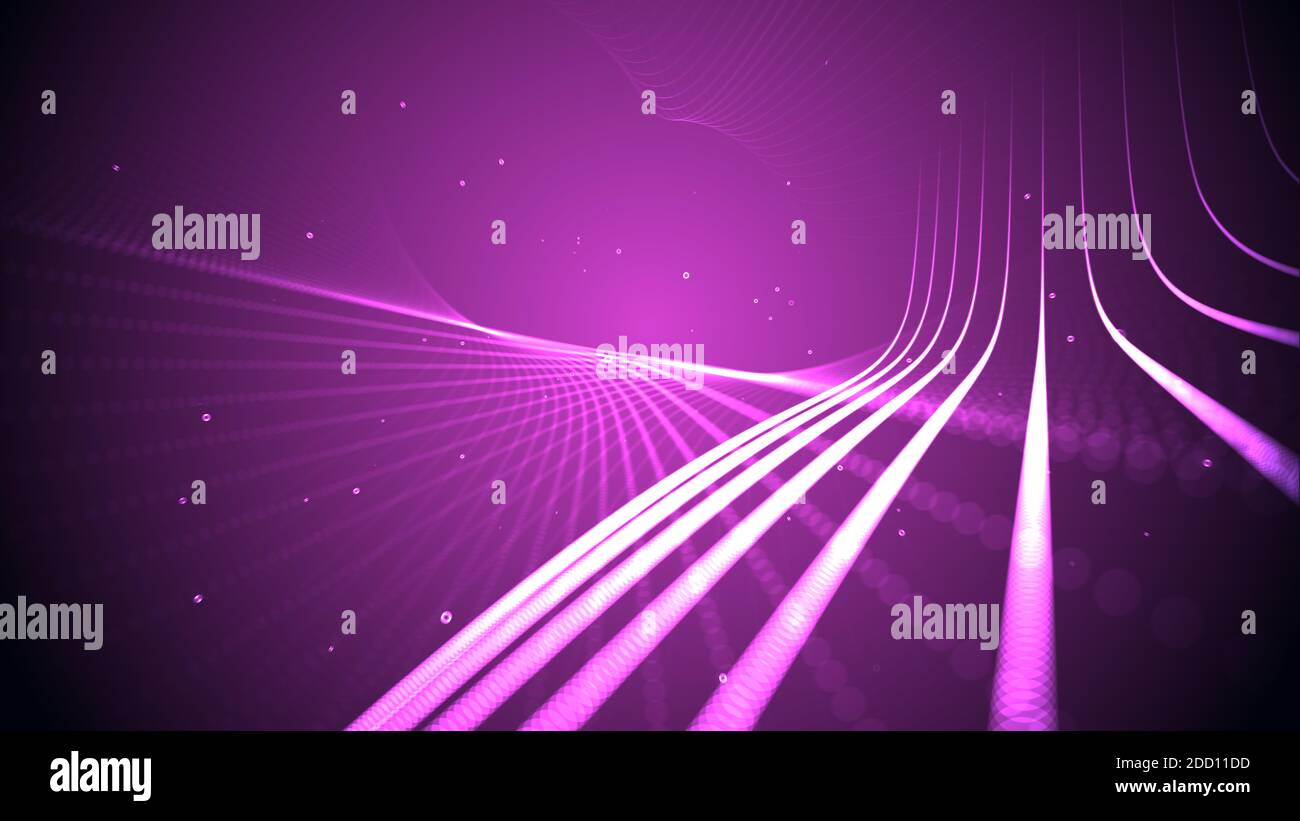 3d lines light neon background abstract render illustration Stock Photo ...