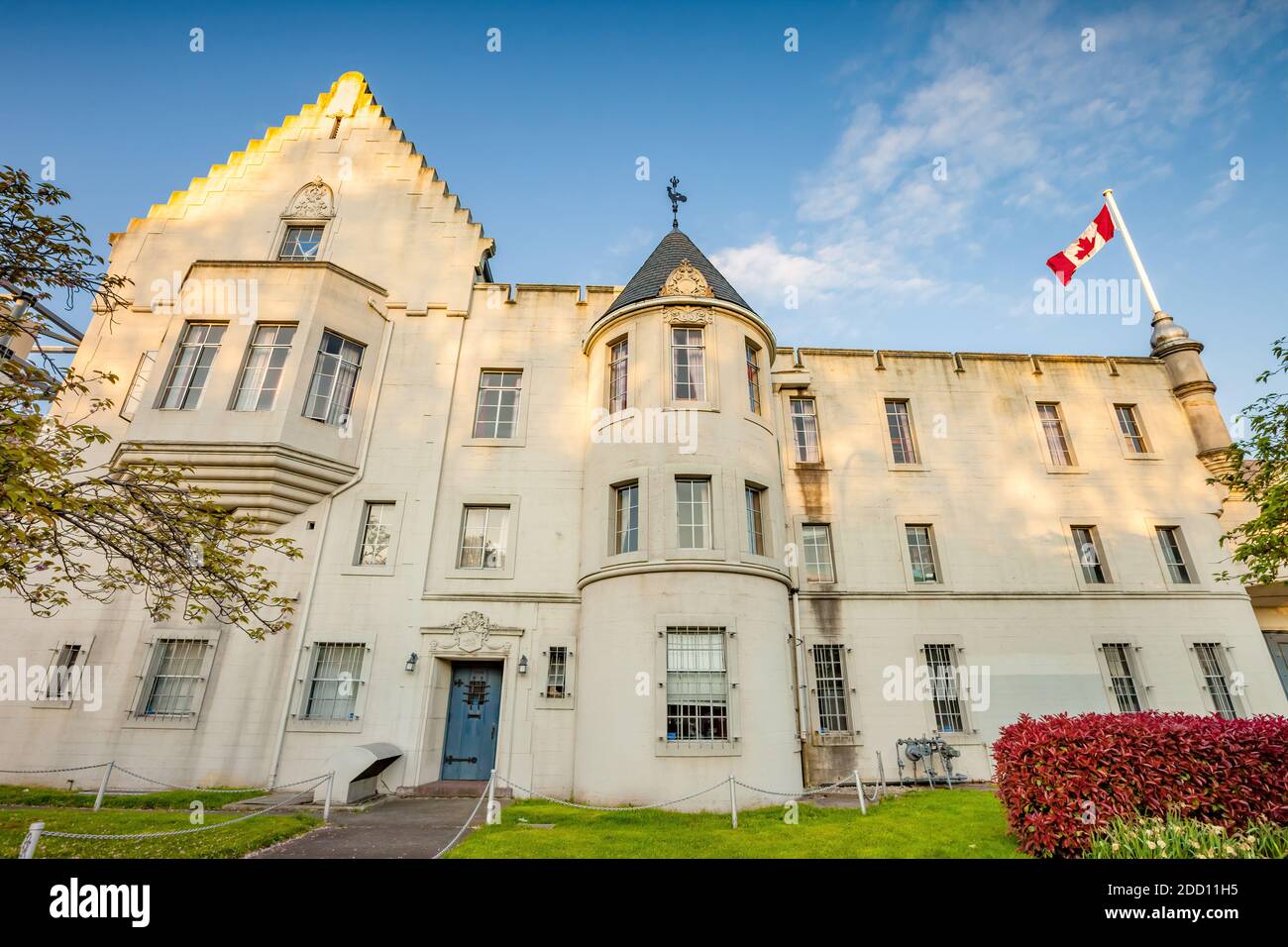 Seaforth Armoury Museum in Vancouver, BC, Canada Stock Photo
