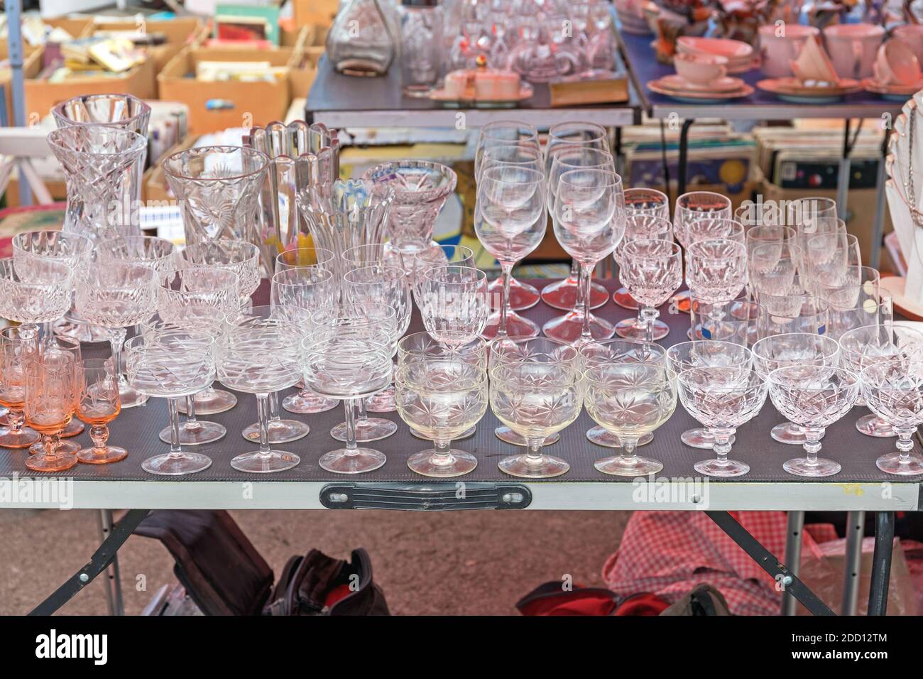 Antique clear glasses collection hi-res stock photography and images ...