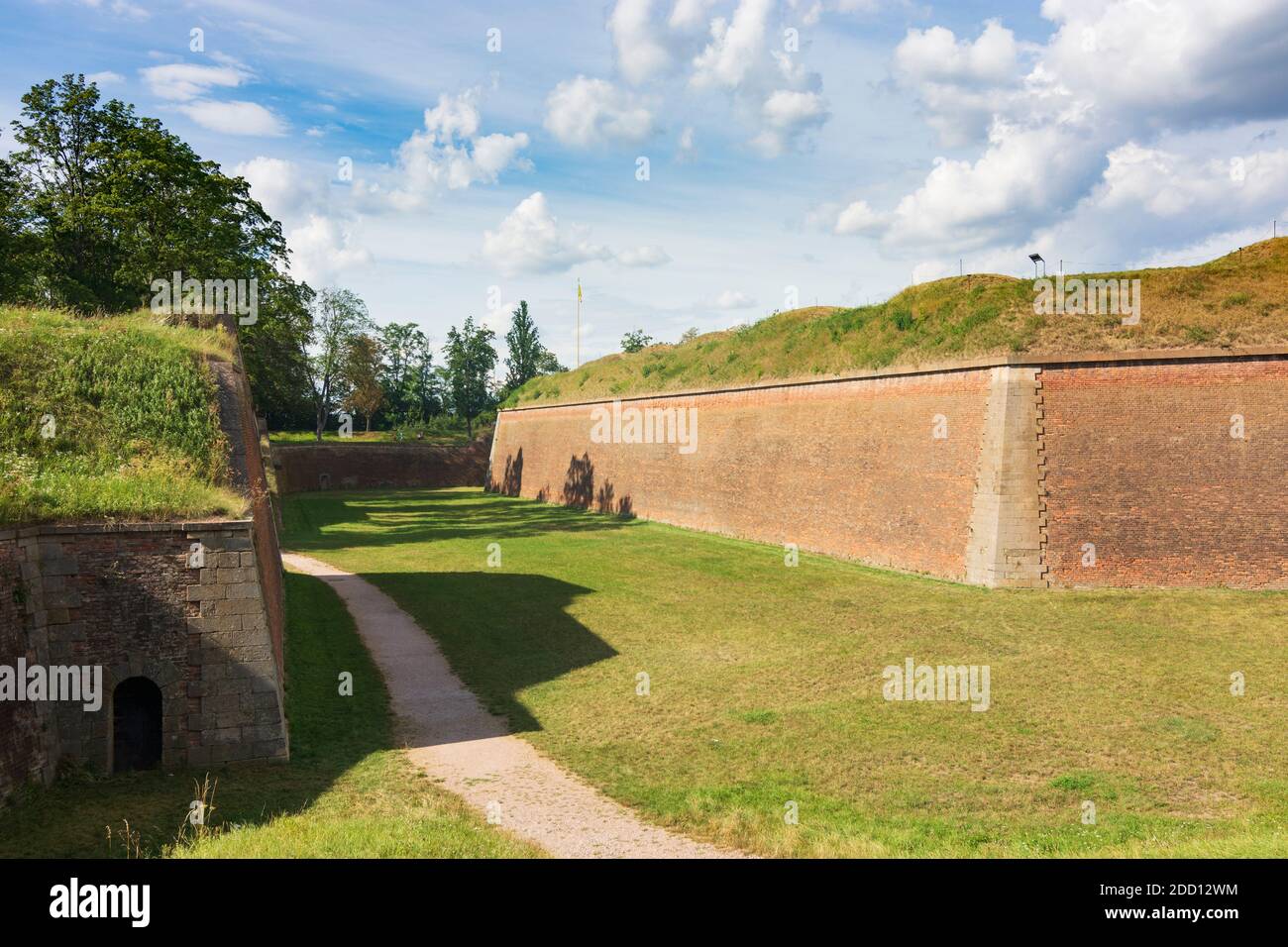 Jaromer (Jermer) : Josefov Fortress (Pevnost Josefov, Josefstadt or Josephstadt), Ravelin number XVII in , Kralovehradecky, Hradec Kralove Region, Kön Stock Photo