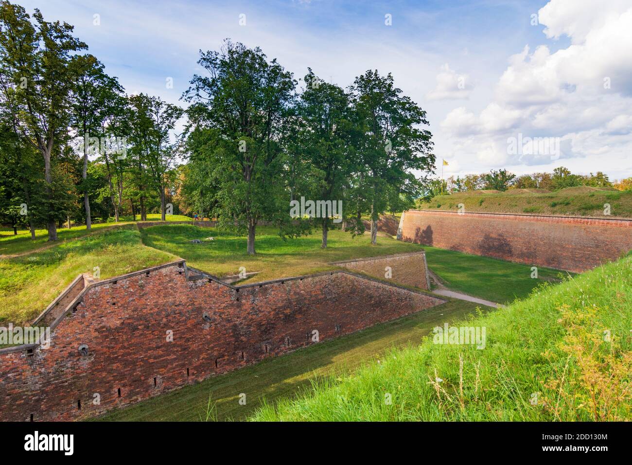 Jaromer (Jermer) : Josefov Fortress (Pevnost Josefov, Josefstadt or Josephstadt), Ravelin number XVII in , Kralovehradecky, Hradec Kralove Region, Kön Stock Photo