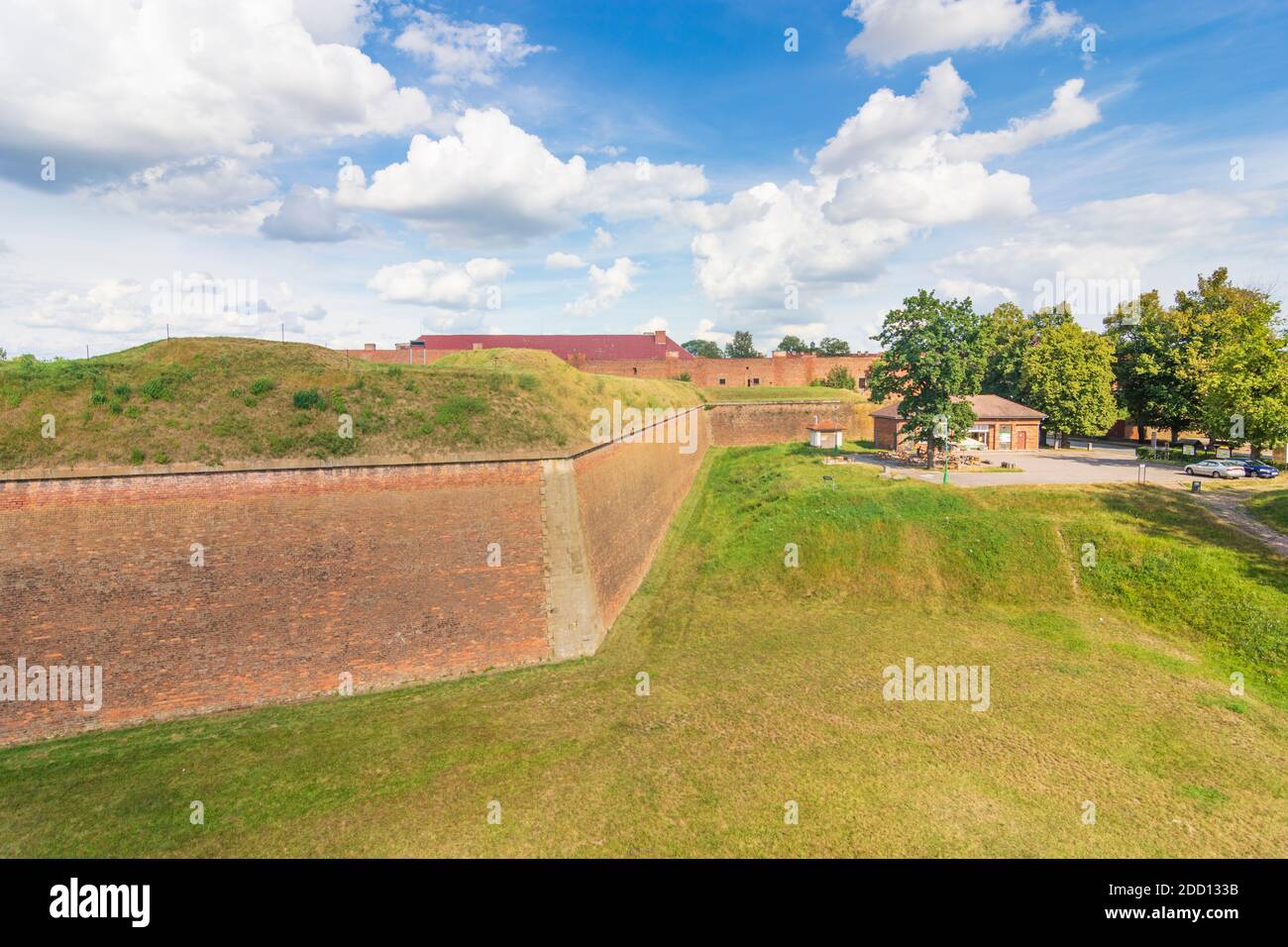 Jaromer (Jermer) : Josefov Fortress (Pevnost Josefov, Josefstadt or Josephstadt), Ravelin number XVII in , Kralovehradecky, Hradec Kralove Region, Kön Stock Photo