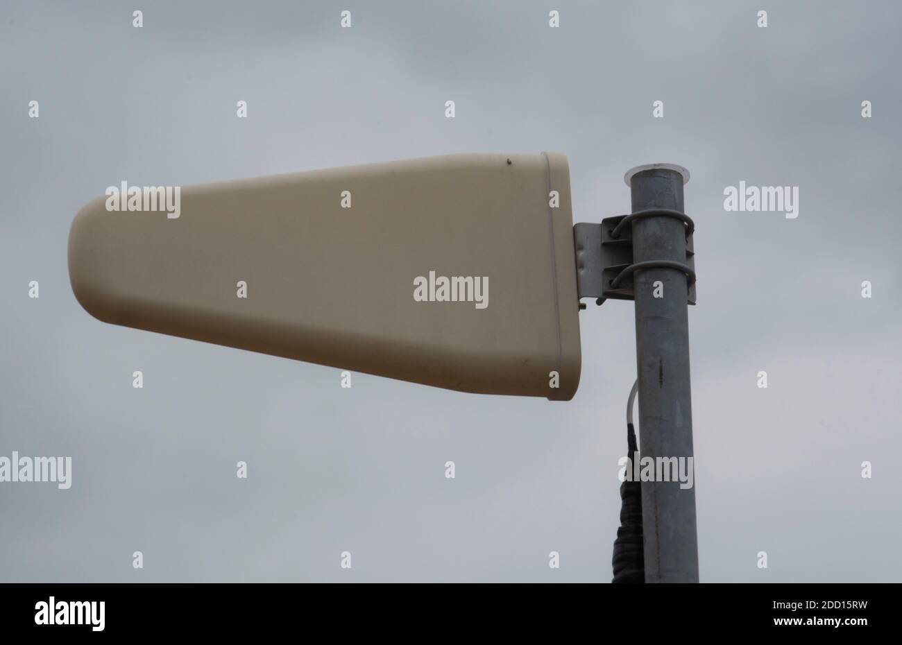 a directional radio or beam antenna for receiving radio signals Stock