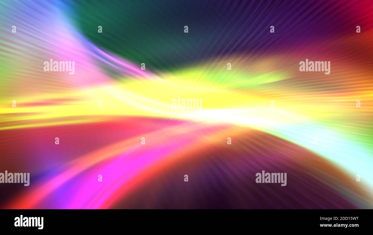 abstract background line light wave colorful illustration render Stock ...