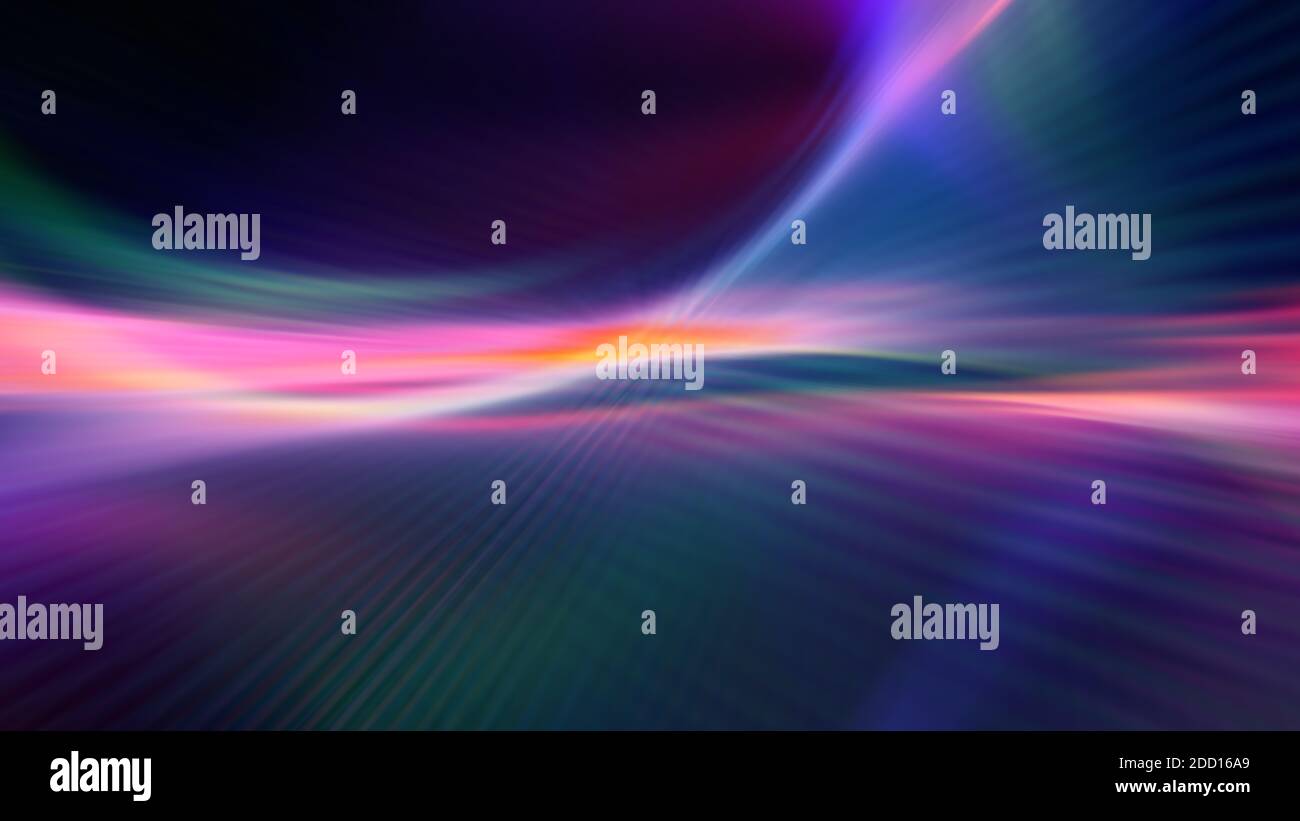 abstract background line light wave colorful illustration render Stock ...