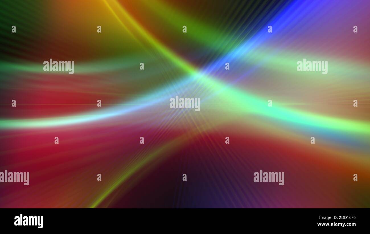 abstract background line light wave colorful illustration render Stock ...