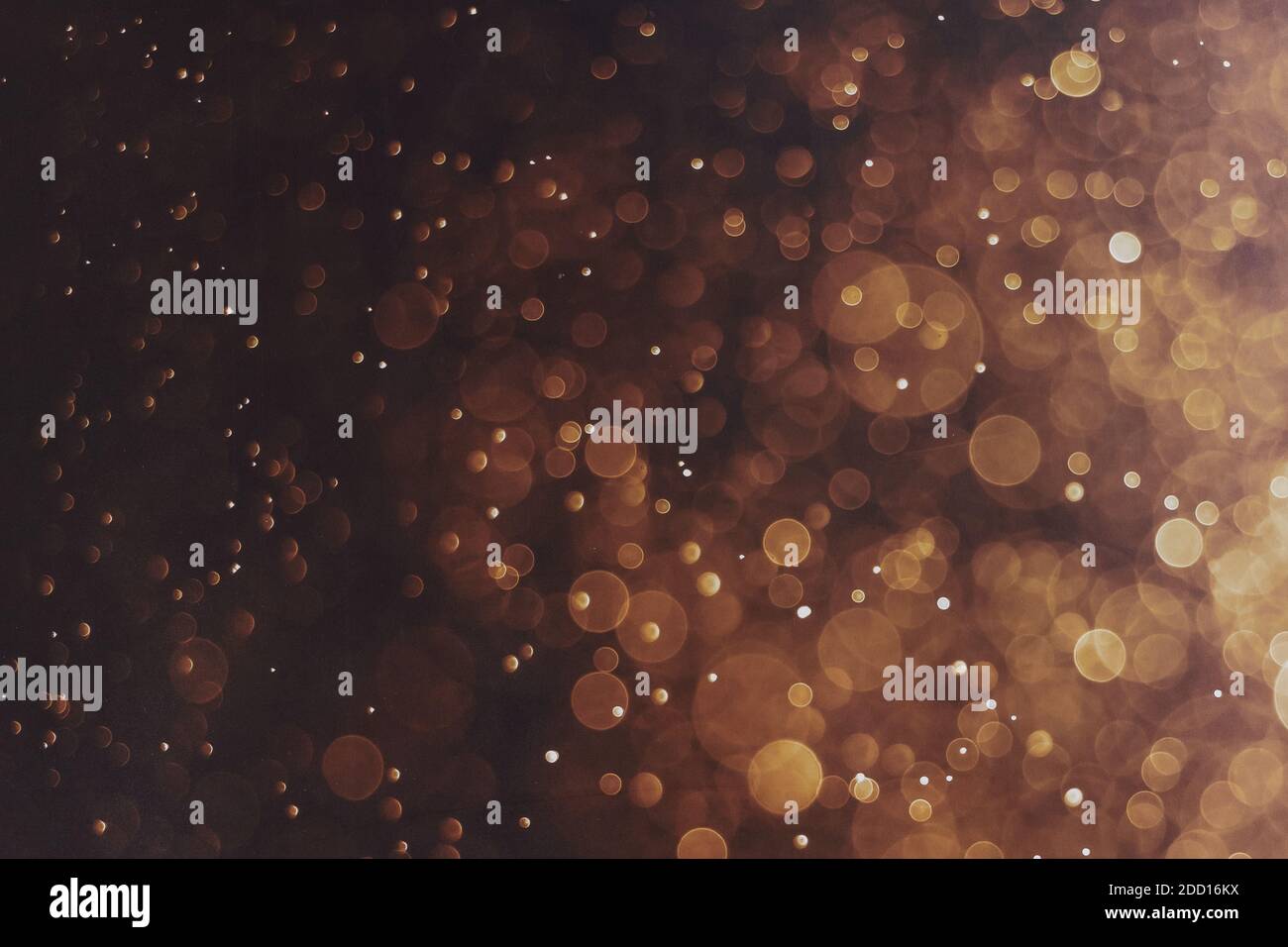 An abstract golden bokeh background Stock Photo - Alamy