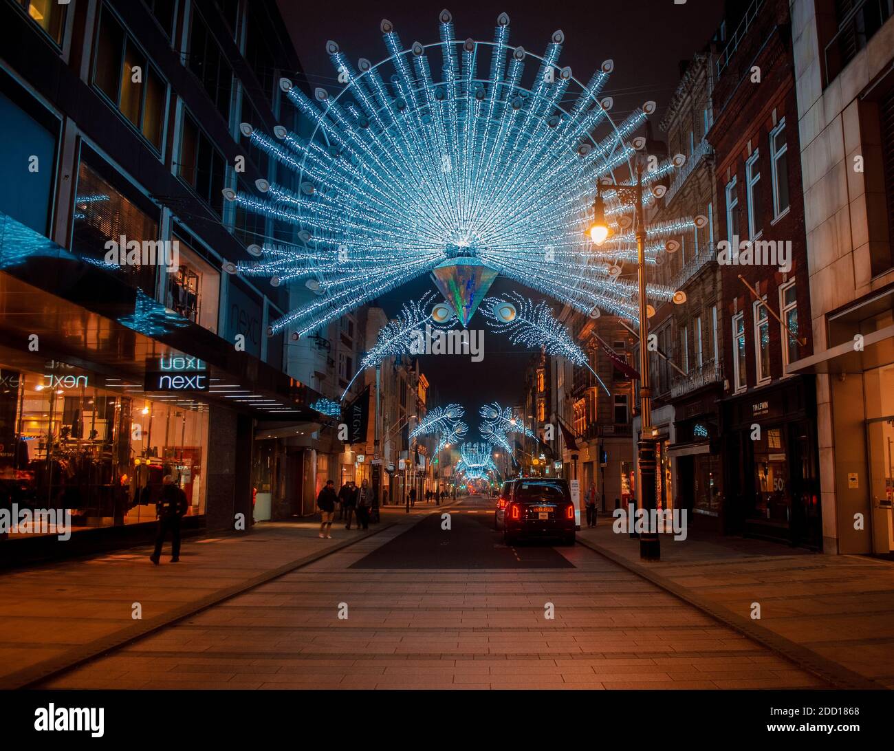 Christmas Lights in London Stock Photo Alamy