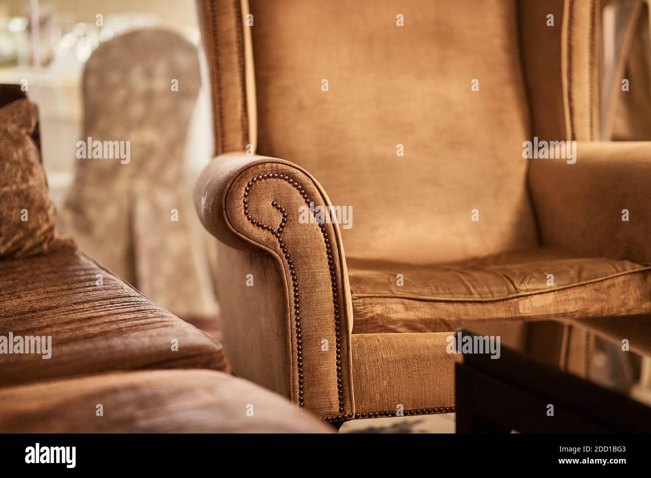 Luxurious vintage sofa Stock Photo