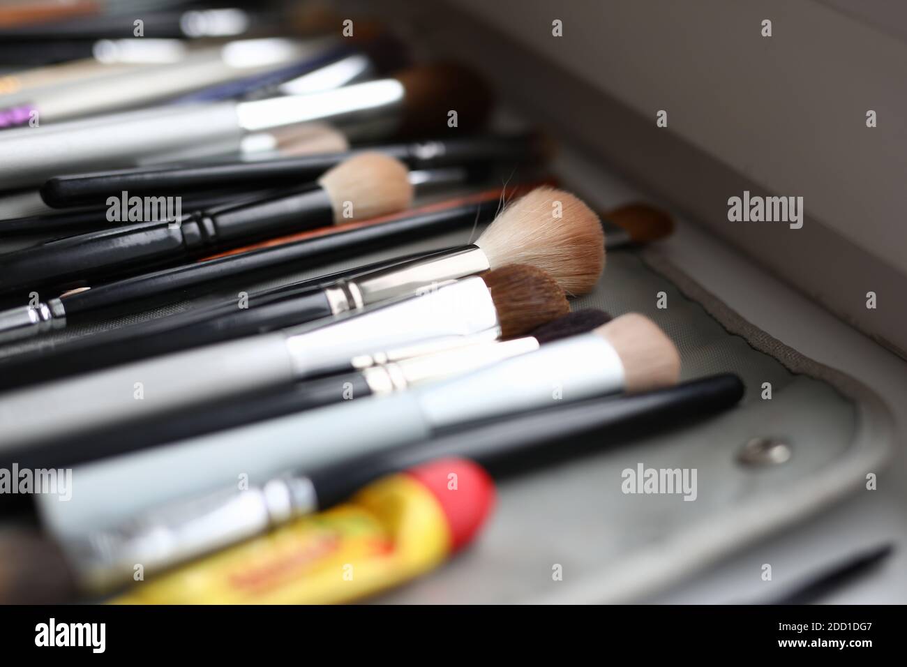 Make-up artist case Stock Photo