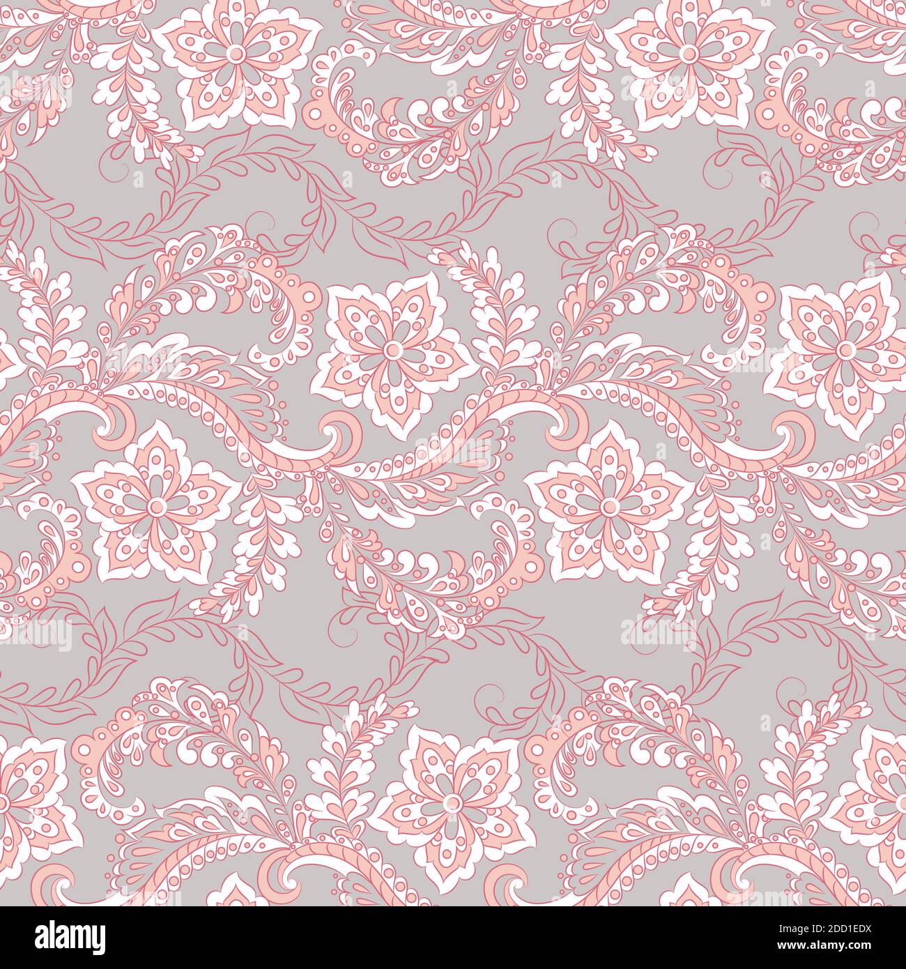 floral seamless pattern. colorful vector background Stock Vector Image ...