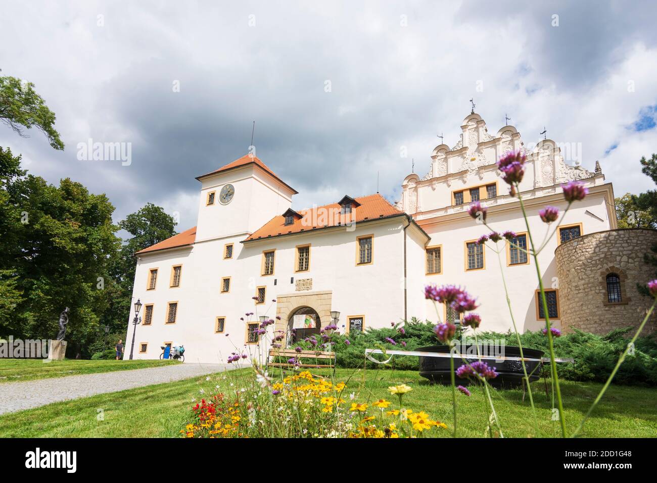 Blansko (Blanz): Blansko (Blanz) Castle in , Jihomoravsky, South Moravia, Südmähren, Czech Stock Photo