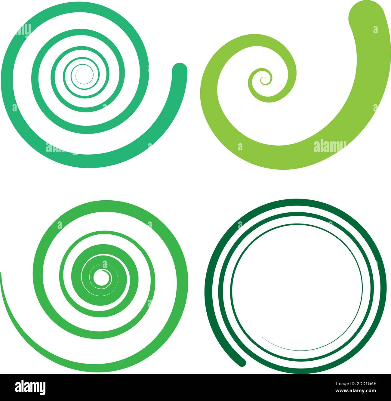 Abstract spiral, twist. Radial swirl, twirl curvy lines element ...