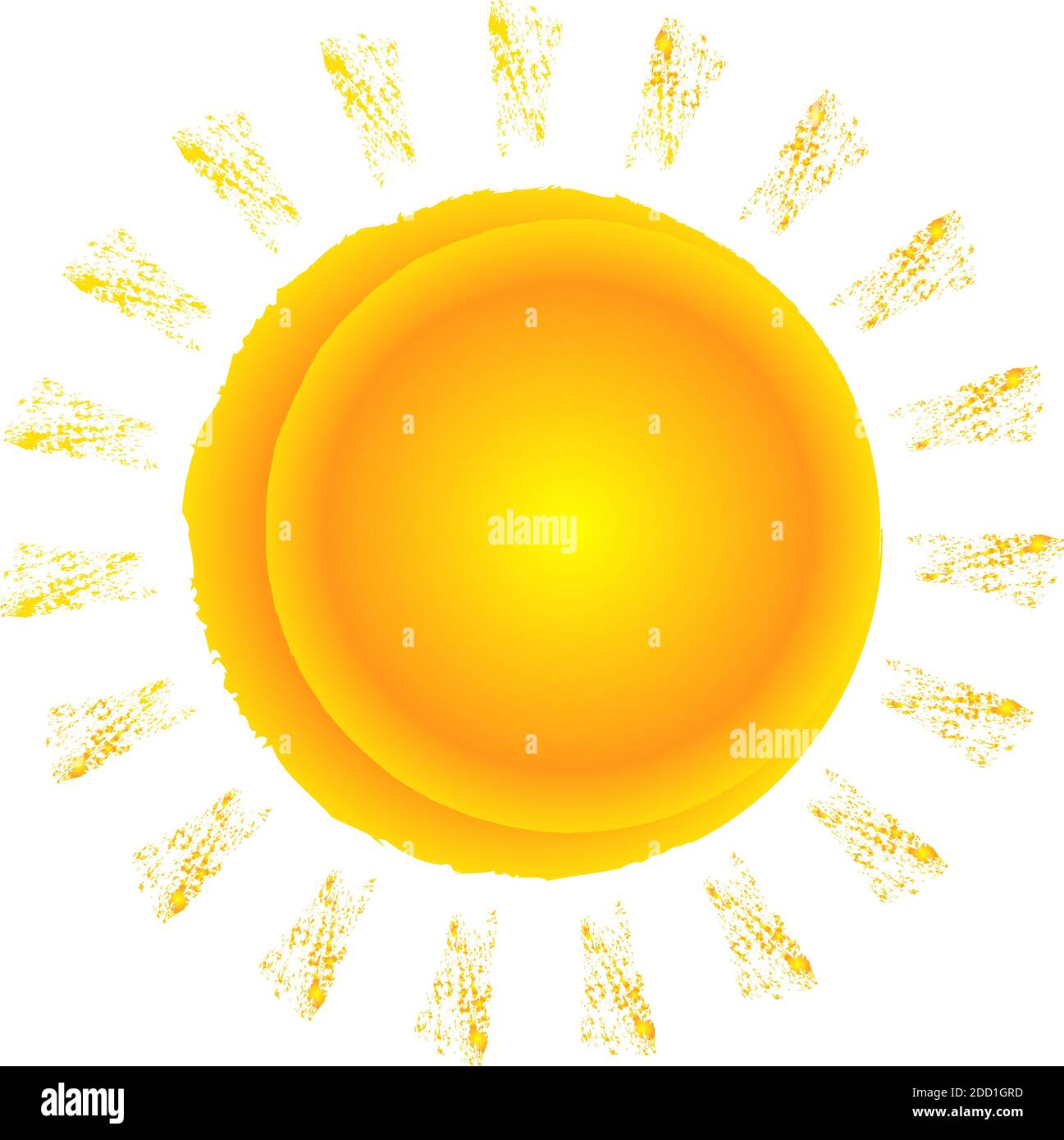 Grungy, grunge, Textured sun clip-art design element. Painted, sketchy sun  drawing. Paintbrush, brushstroke effect Sun – Stock vector illustration, Cl  Stock Vector Image & Art - Alamy