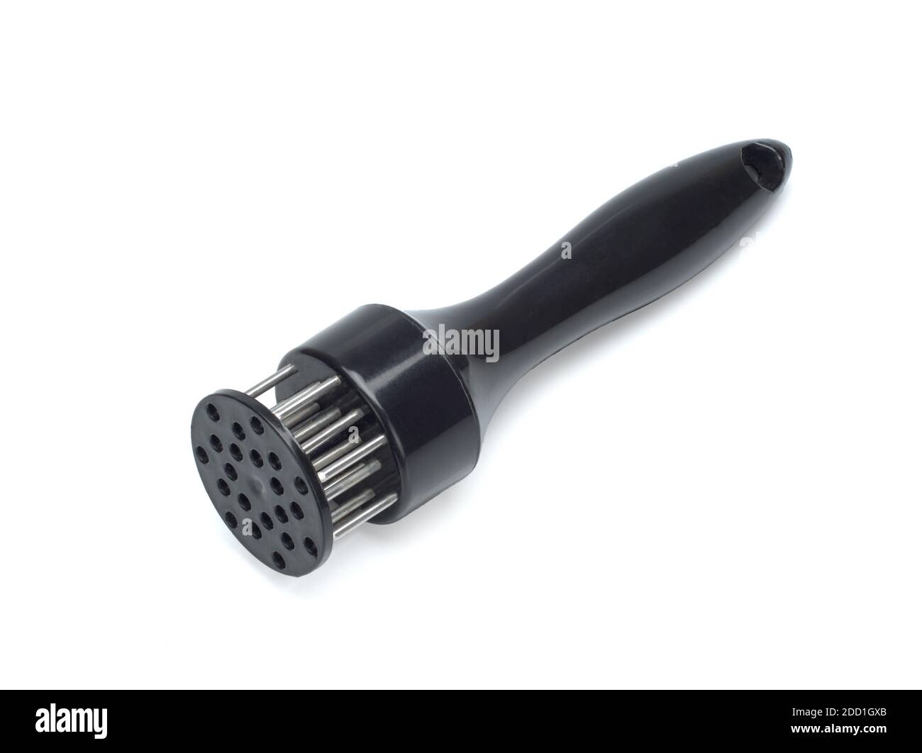 A handpowered meat tenderizer for puncture the meat and cut into the