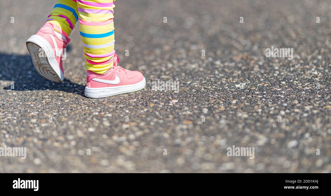 Girl Nike Shoes High Resolution Stock Photography and Images - Alamy