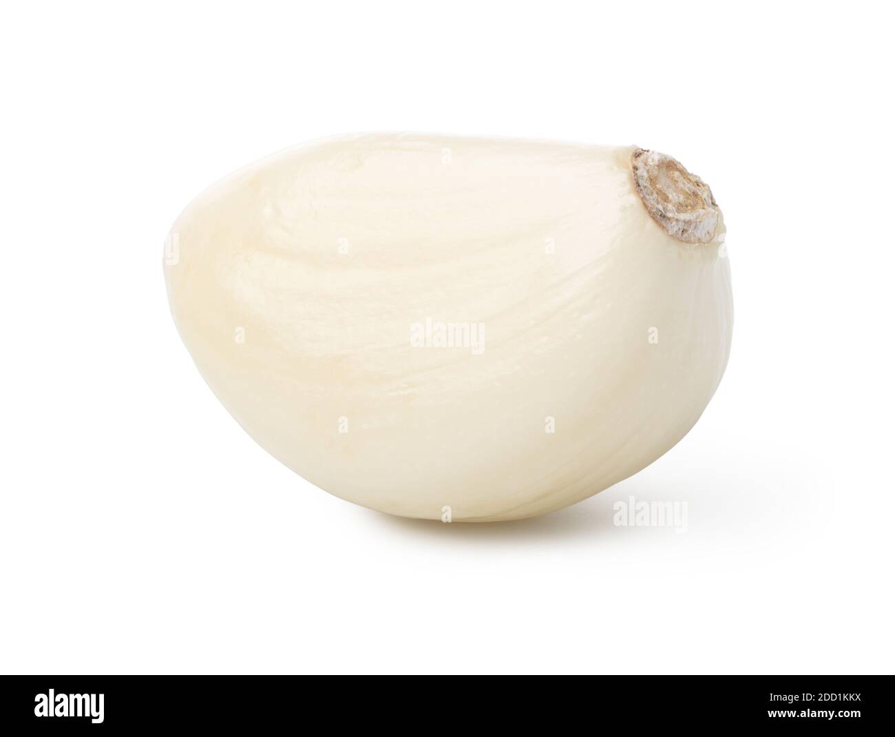 Clove of garlic isolated on a white background Stock Photo - Alamy