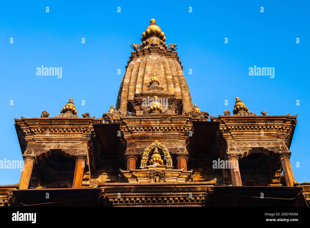 Krishna Mandir or Krishna Temple at Patan Durbar Square in Lalitpur or Patan city near in Kathmandu in Nepal Stock Photo
