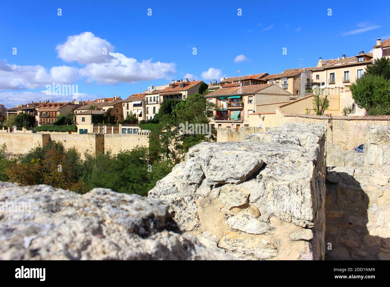Segovia, view from the city walls Stock Photo