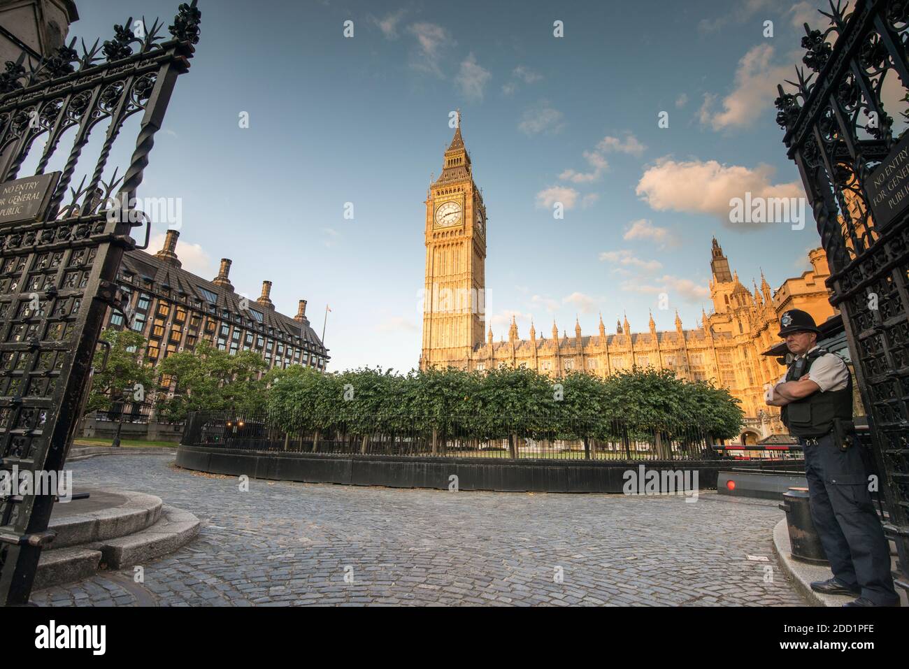image of Elizabeth tower also known as Big Ben in London, England. Stock Photo