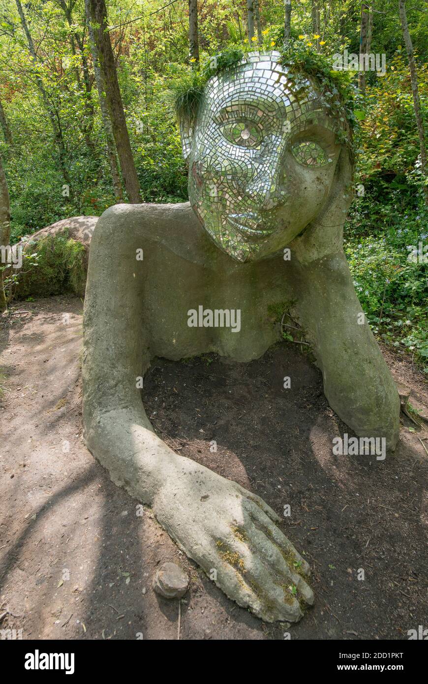 Eve sculpture at the Eden Project in Cornwall, England Stock Photo Alamy
