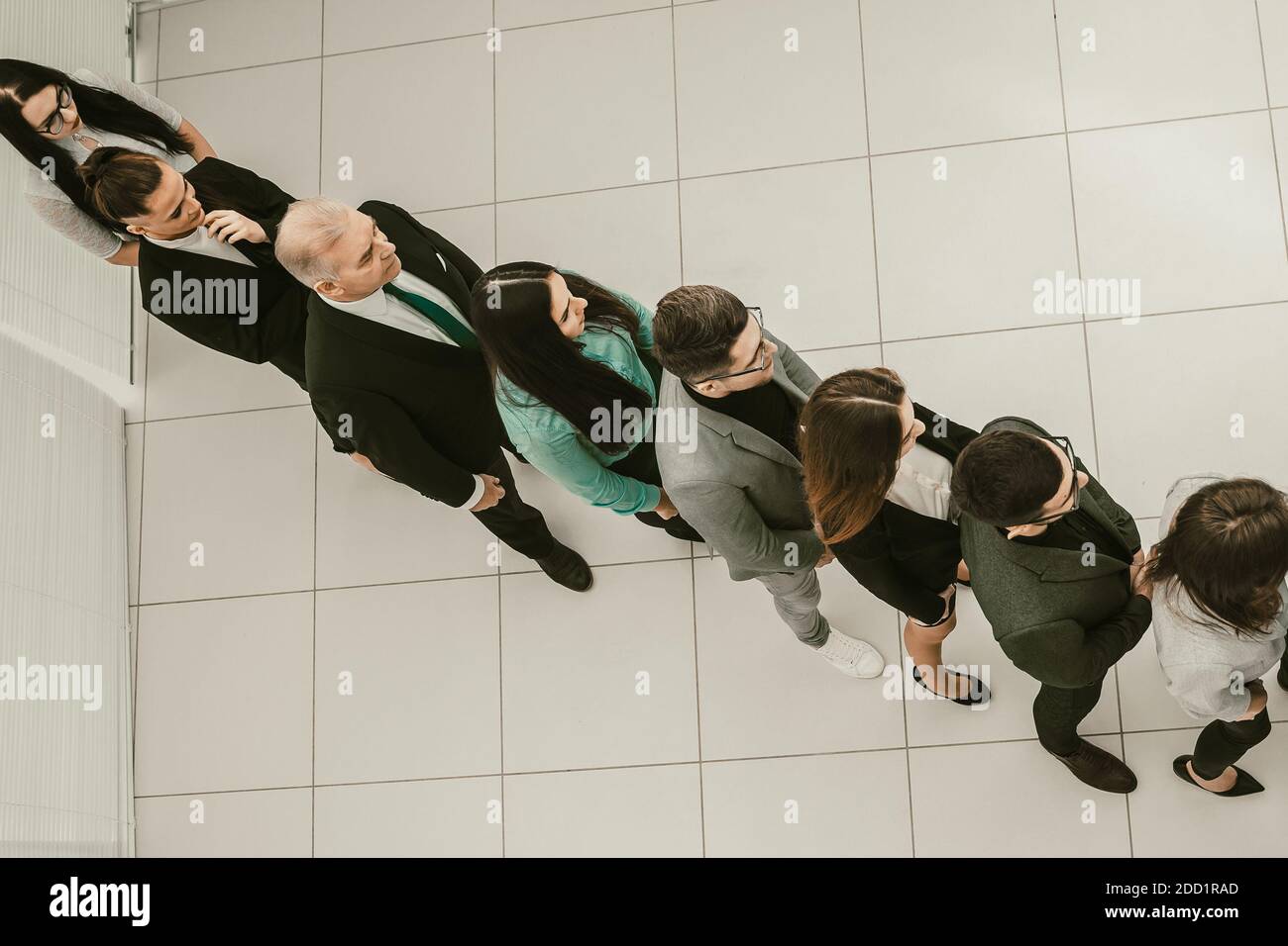 group of diverse business people standing in line Stock Photo - Alamy