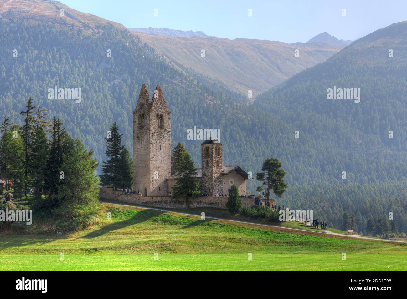 San Gian, Celerina, Grisons, Switzerland, Europe Stock Photo Alamy