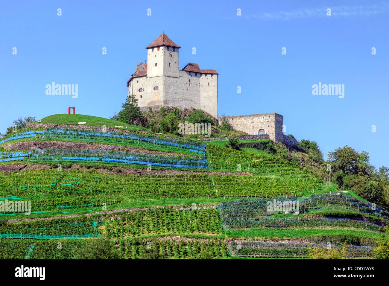 Balzers, Oberland, Liechtenstein, Europe Stock Photo