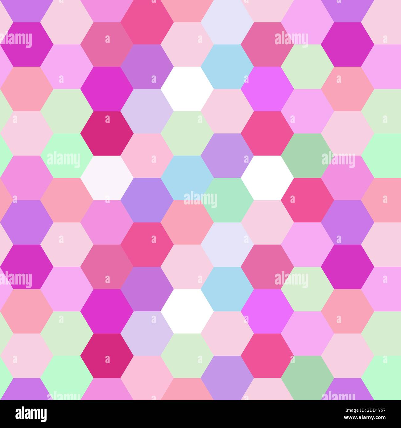 Elegant modern multicolor hexagon texture for printing and textile-Seamless vector multicolor honeycomb background Stock Vector