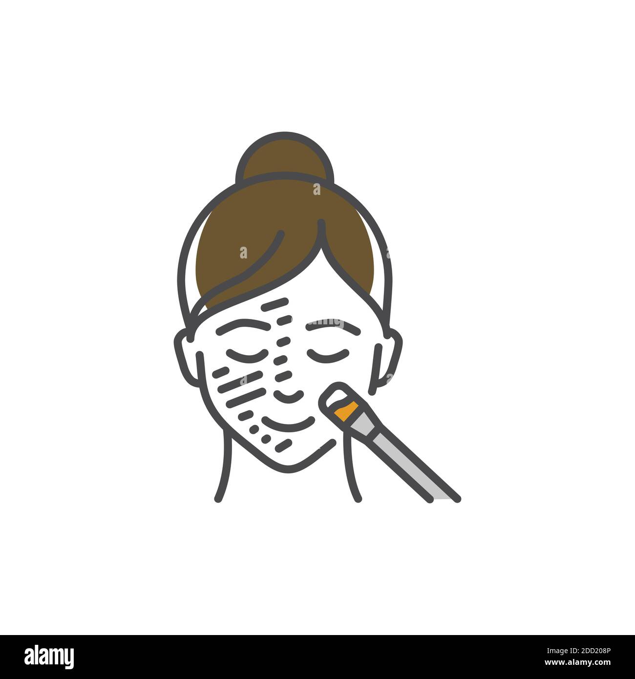 Apply peeling Stock Vector Images - Alamy