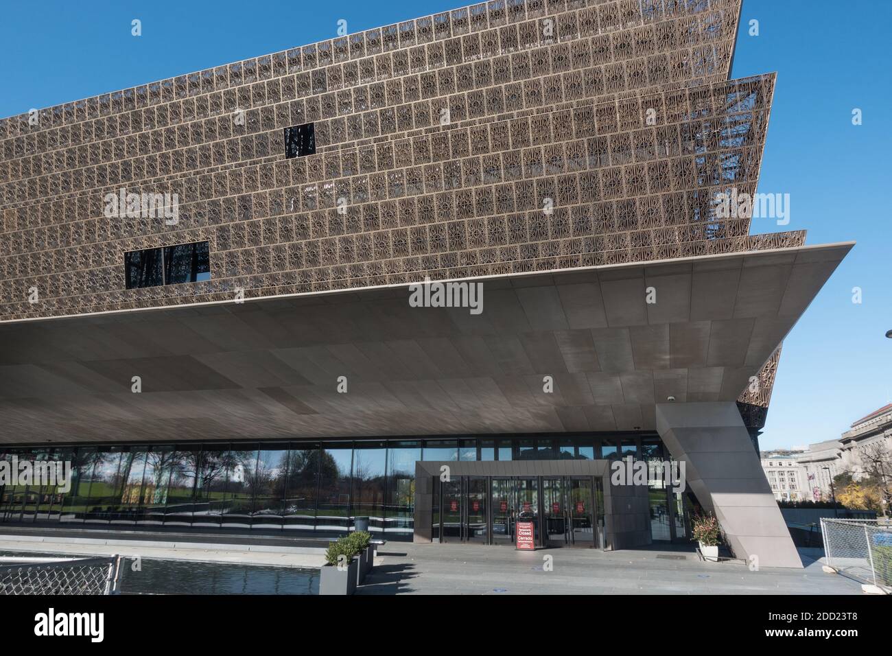 After reopening to limited hours in September, the Museum of African American History and Culture, along with six other Smithsonian museums and the National Zoo,  closed on Nov. 23 due to the surge in Covid cases locally and nationally. Stock Photo