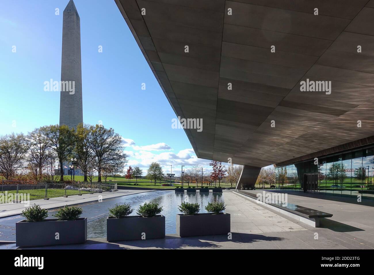 Void of visitors, the Museum of African American History and Culture, along with six other Smithsonian museums and the National Zoo, closed on Nov. 23 due to the surge in Covid cases locally and nationally. Stock Photo