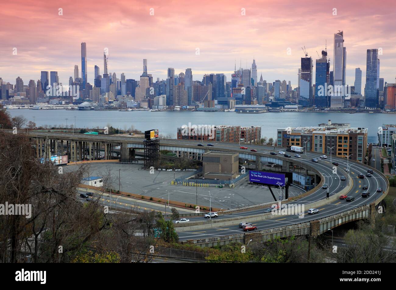 Lincoln tunnel from new jersey to new york hires stock photography and