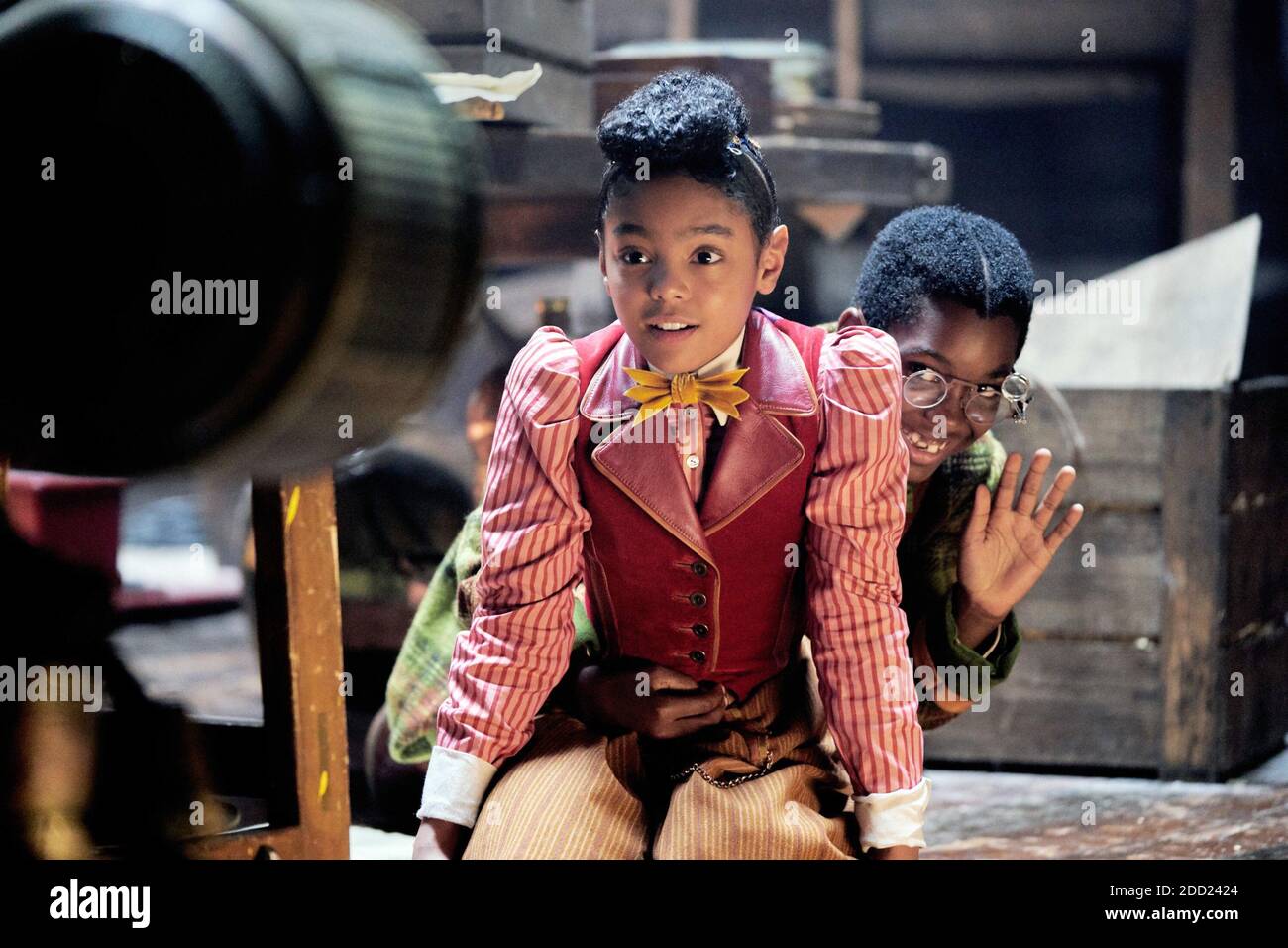 JINGLE JANGLE A CHRISTMAS JOURNEY, from left Madalen Mills, Kieron