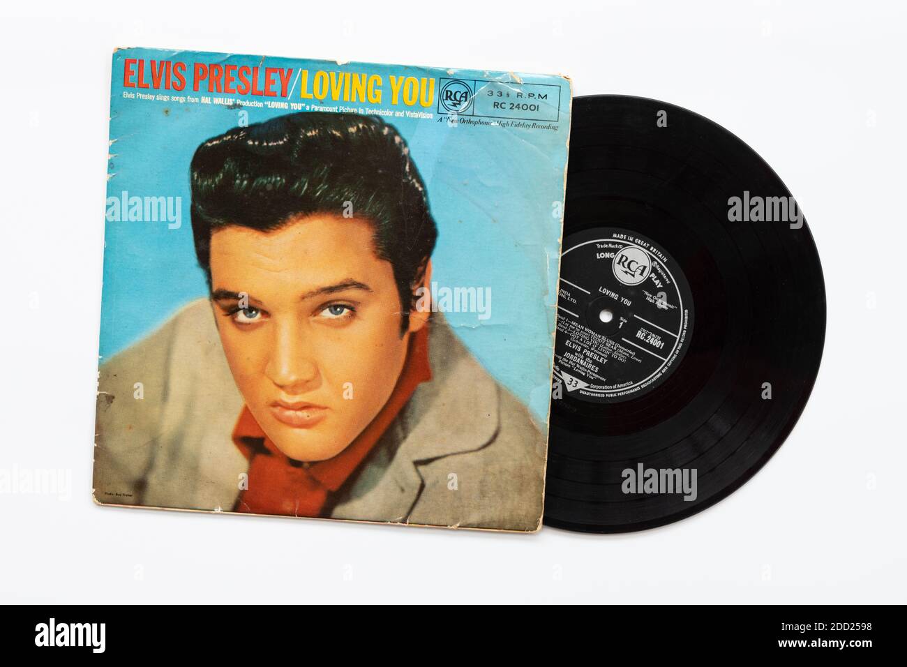 Elvis Presley - Loving You - soundtrack album Stock Photo